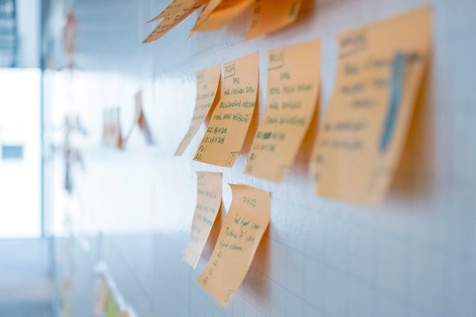 プロジェクト計画、付箋