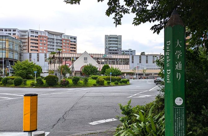 JR国立駅から南に延びる「大学通り」