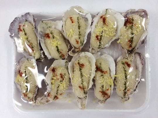 主力商品である殻付き冷凍グラタン