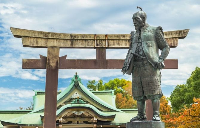 豊国神社の秀吉像