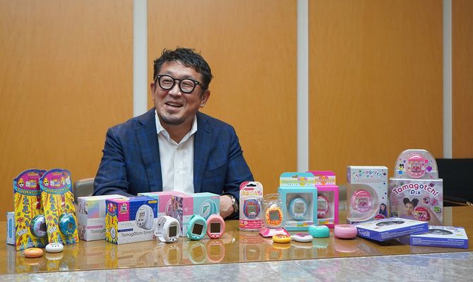 バンダイの桃井信彦常務取締役