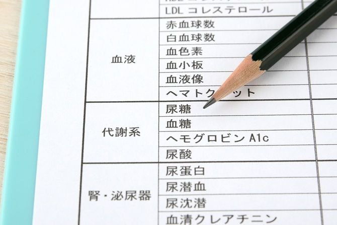 健康診断シート