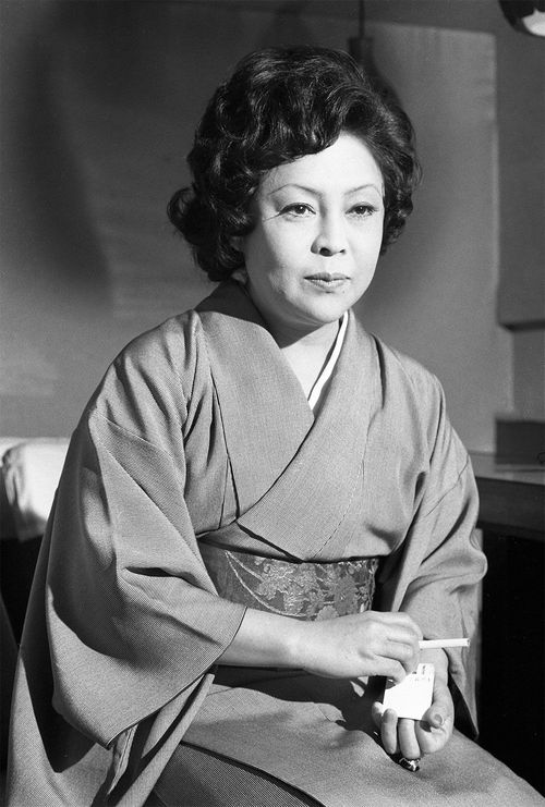 織田昭子、1972(昭和47)年3月6日、銀座のクラブ「アリババ」にて