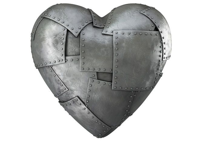 アイロン付きの中心