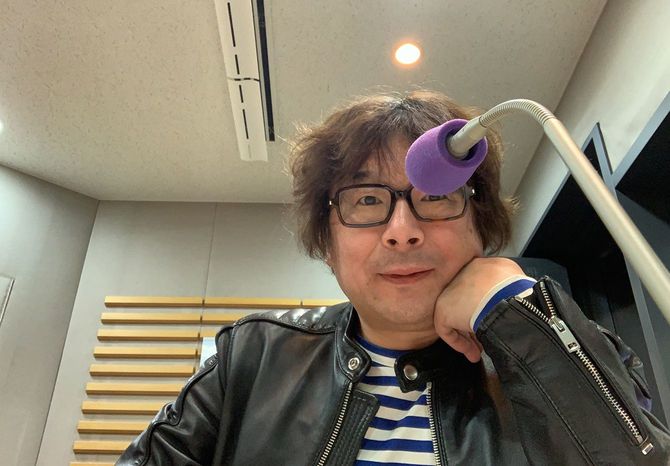 ニッポン放送「ザ・フォーカス」収録前のスタジオにて