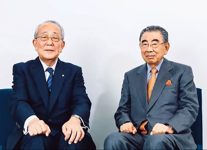 「プレジデント」2015年10月5日号で対談した稲盛和夫氏と鈴木敏文氏。「読者の悩み」に対し別アングルの回答が飛び出した