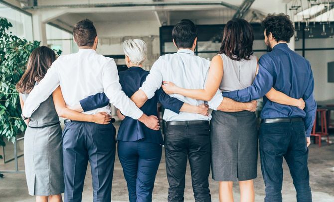 強力なビジネスチーム