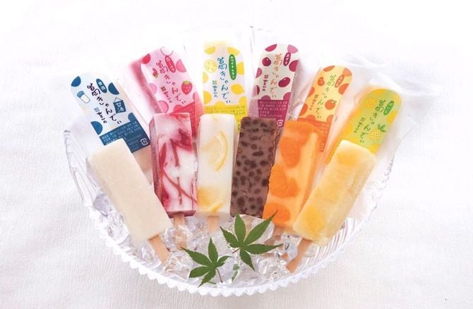 葛粉のアイス「葛きゃんでぃ」。溶けないアイスとして評判になった