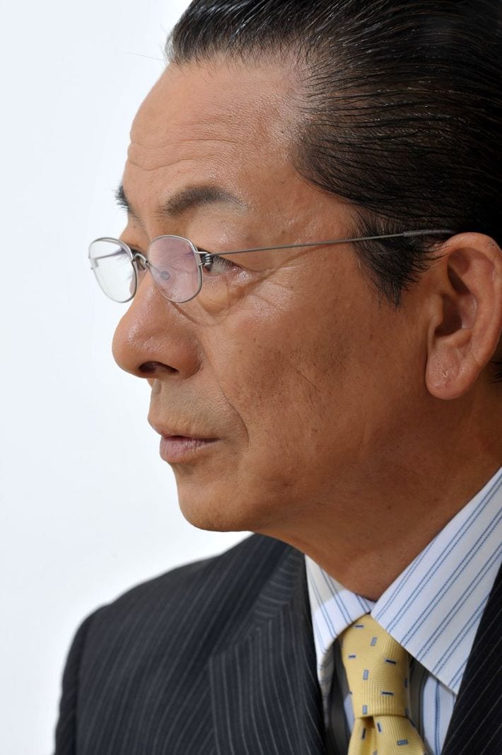 俳優の水谷豊［『「相棒」杉下右京に学ぶ「謎解きの発想術」』（プレジデントムック）より］