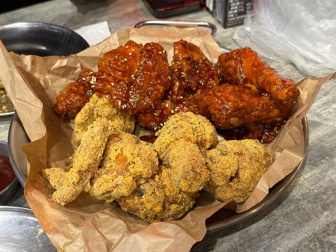韓国のフライドチキン