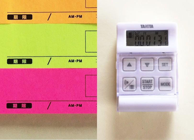 タイマー＆付箋で管理すれば仕事のムダがなくなる