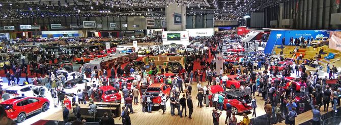 2019年のジュネーブモーターショー会場