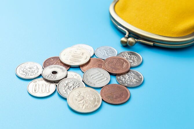 コインケースと小銭