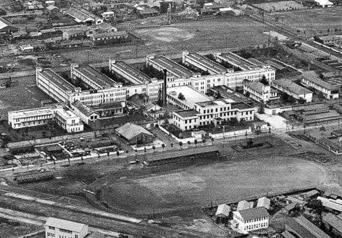 東京の巣鴨拘置所、1949年
