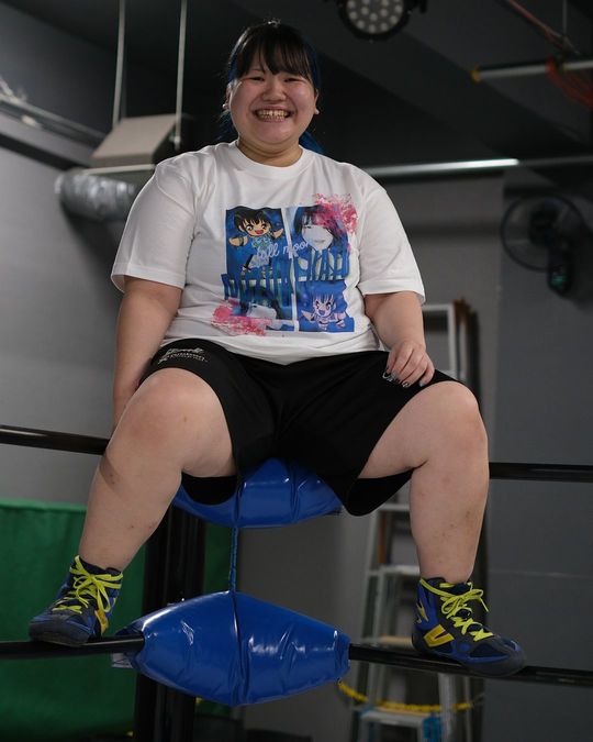 女子プロレスラー、香藤満月さん（27）