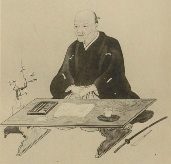 貝原益軒の肖像画〈藤浪剛一編『医家先哲肖像集』刀江書院〉（写真＝国立国会図書館デジタルコレクション／PD-Japan-oldphoto／Wikimedia Commons）