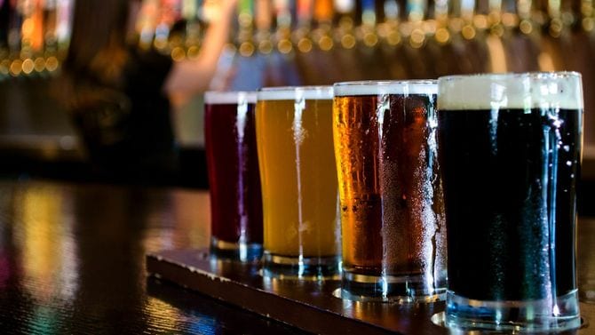 4種類のクラフトビール