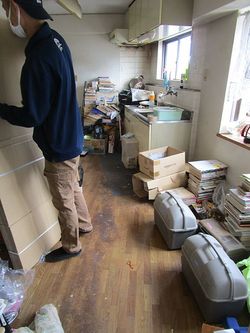 2回目の作業で台所も使えるようになった。