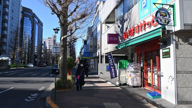 「トライアルGO」と「まいばすいけっと」が近接している