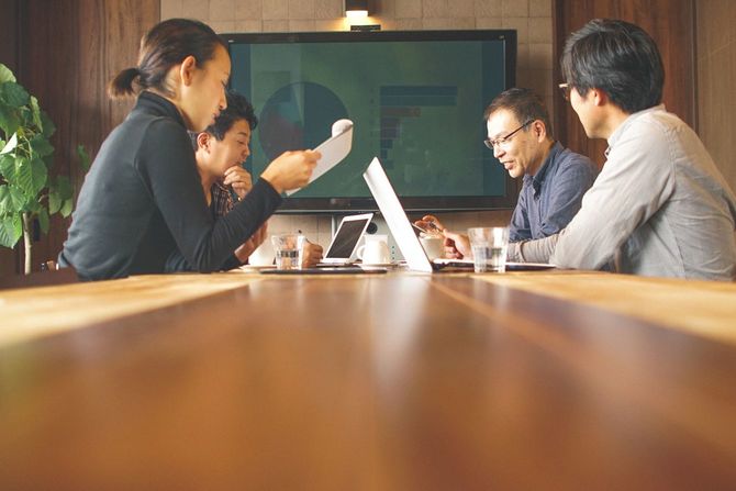 日本のオフィスでのプロジェクトのための計画