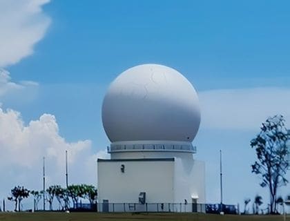 三菱電機がフィリピン国防省に納入した警戒管制レーダー「FPS-3ME」