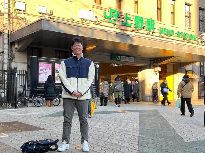 JRの駅と東條さん