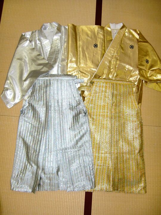 池田さんが金さん、銀さんと呼ぶ2人の衣装。