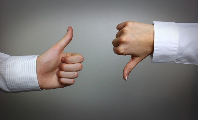 良いか、悪いか、二つに一つ