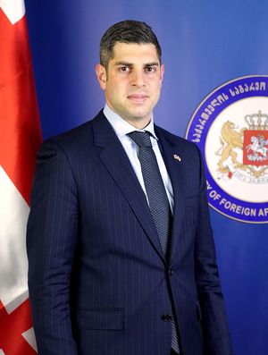 駐日ジョージア大使、ティムラズ・レジャバ氏。ジョージア大使館サイトより