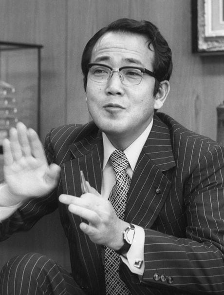 稲盛和夫　京都セラミック社長、インタビュー、1977（昭和52）年6月3日撮影