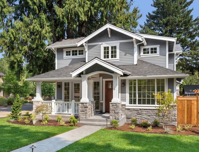 高級住宅の外観