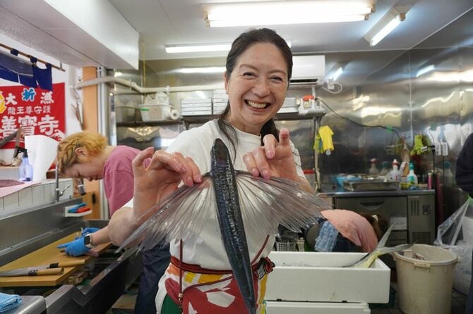 マルカマを運営する「一般社団法人鎌倉さかなの協同販売所」代表の田島幸子さん