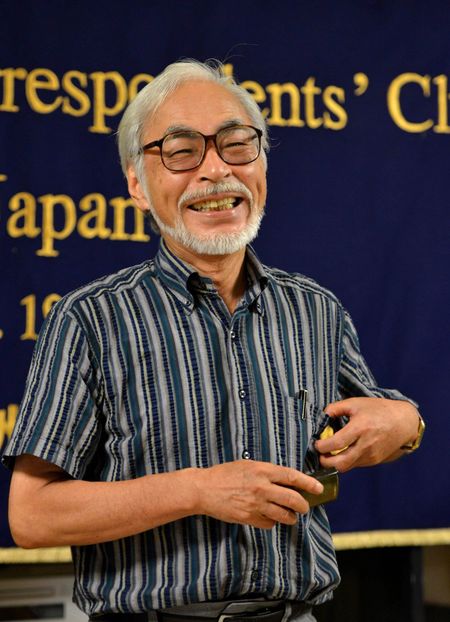 宮崎駿監督（2015年7月13日撮影）