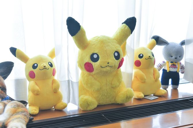 大使館に飾られた人形