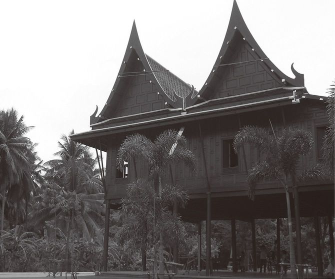 伝統的なタイ・スタイルの家