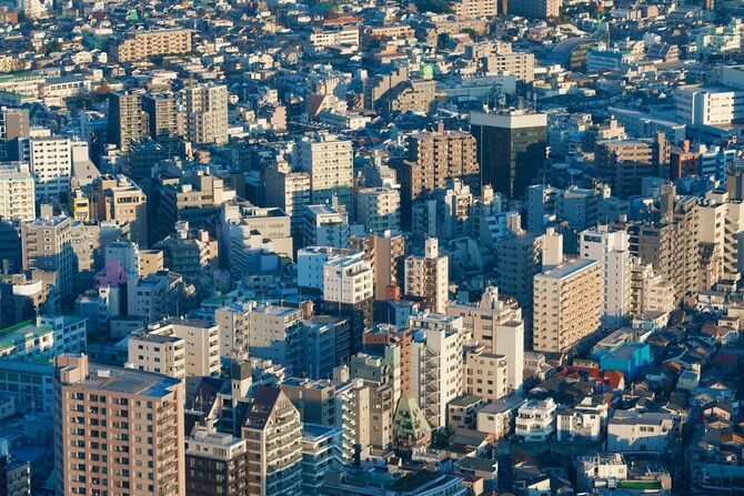 東京の夕景