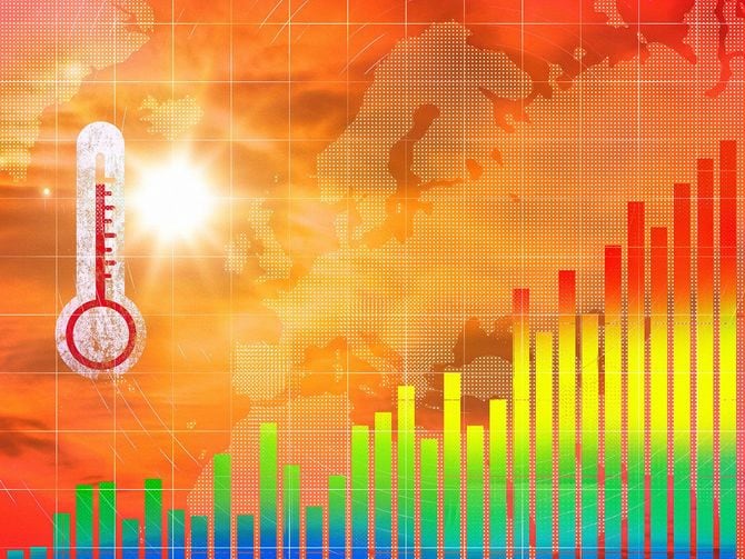 ヨーロッパにおける熱波と夏の気温上昇