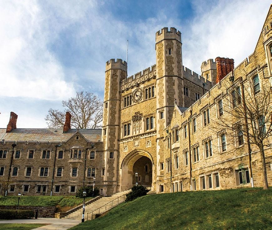 4位 プリンストン大学