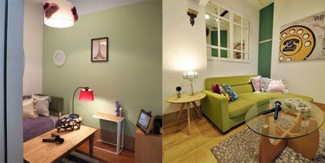 明るく自宅のような一室も