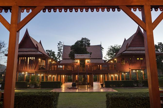 タイ・スタイルの木造住宅