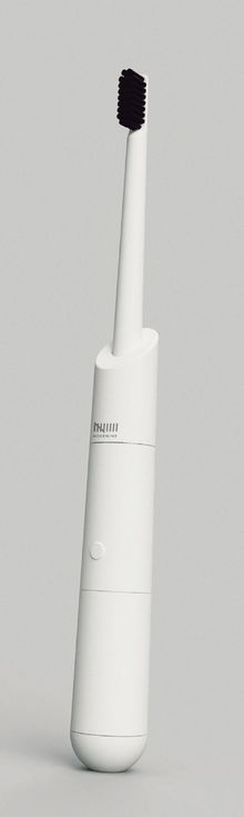 現在開発中の口臭センサー付き電動歯ブラシ「SMASH」。