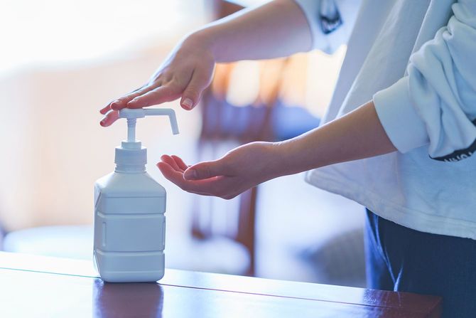 抗ウイルス用アルコールボトルスプレー