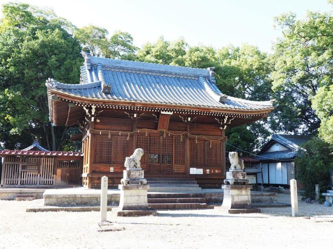 松平信康の首塚を祀る若宮八幡宮（写真＝愛知県岡崎市）