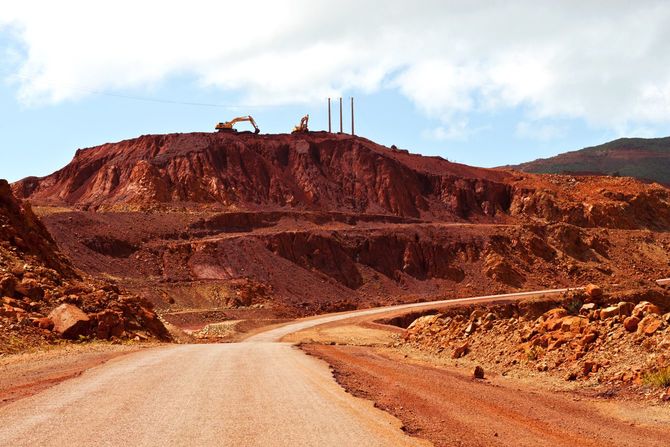 ニューカレドニアの鉱山