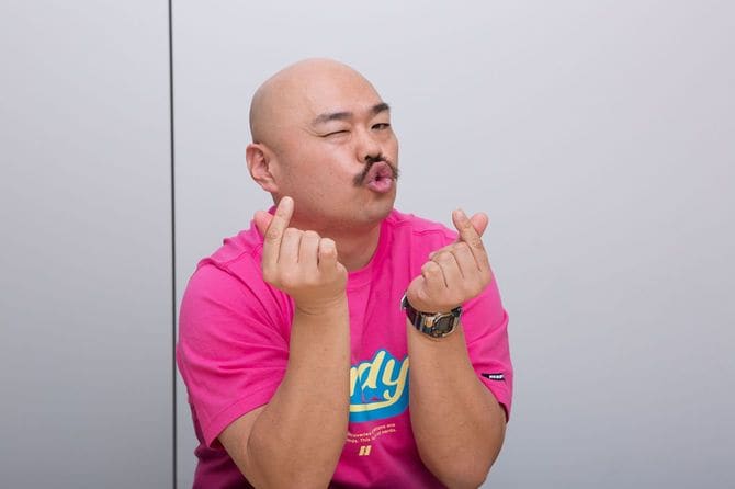 お笑いトリオ「安田大サーカス」のクロちゃん