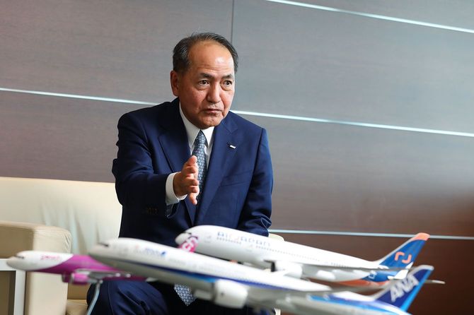 ANAホールディングス 代表取締役社長 芝田浩二氏