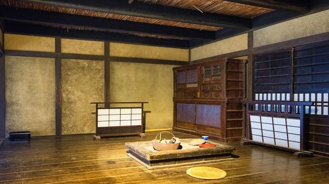 東映太秦映画村内のセット