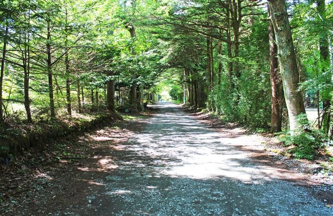 長野県軽井沢町のヴィラ通り