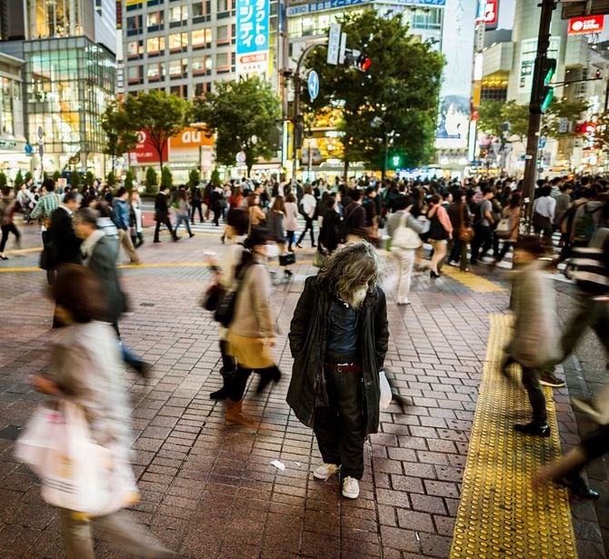 東京で日本の貧困