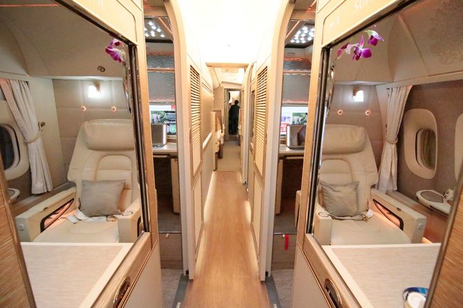 ボーイング777「Game Changer」のファーストを超えるスイートクラス完全個室